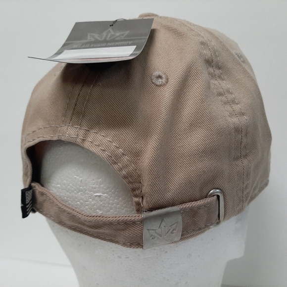 Snook Hat Cap Adjustable Beige Cotton Embroidered - Picture 6 of 7